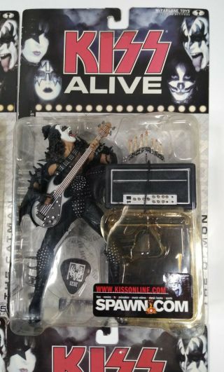KISS ALIVE Action Figures - Complete Set Of 4 McFarlane Toys 2000 Stage 3
