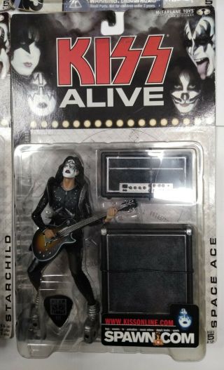 KISS ALIVE Action Figures - Complete Set Of 4 McFarlane Toys 2000 Stage 5