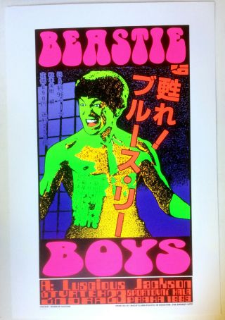 Beastie Boys Bruce Lee Poster Graphics By Frank Kozik.  Outstanding