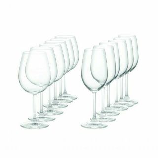 Marquis By Waterford 40005589 Vintage Wine Glasses Set Of 12 Clear
