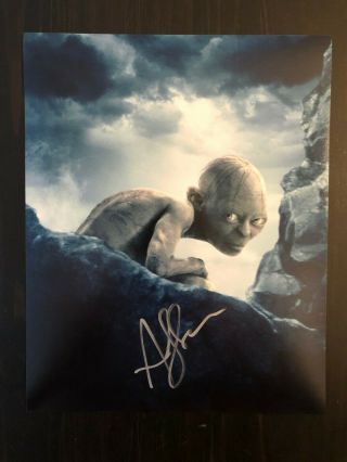 Andy Serkis Signed Autograph 8x10 Photo Star Wars Supreme Leader Snoke,  Gollum 1