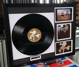 U2 The Joshua Tree Vinyl Album - Ltd Edt - Plaque - Certificate - Bono - Luxury Box Framed