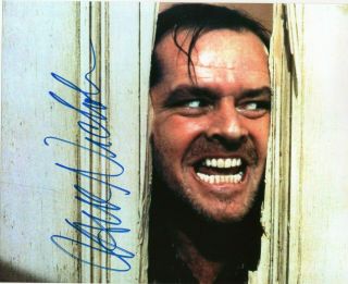 Autographed Jack Nicholson Signed 8 X 10 Photo