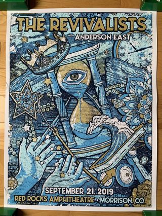 The Revivalists 2019 Red Rocks - Concert Poster 18x24