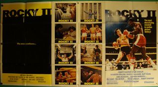 Rocky 2 - Sylvester Stallone - Boxe - Stop Int’l - Two Models Os (77x41 Inch)