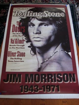 Doors Poster Jim Morrison Rolling Stones Cover 34 " X 22 " Poster 3788 2005
