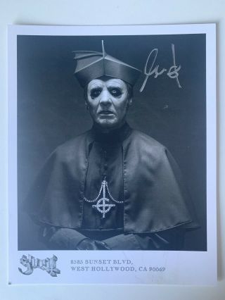 Ghost Signed Cardinal Copia Photo - Amsterdam Vip 2019 Pale Tour Named Death