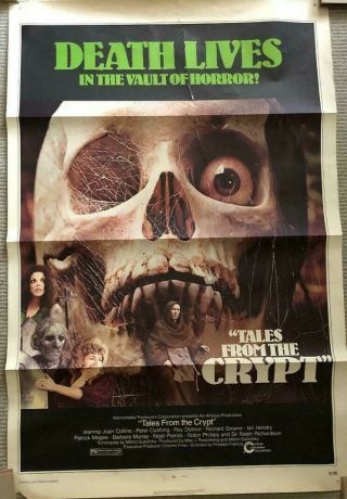 Tales From The Crypt Movie Poster 1972 Usa 72/80 41 X 27