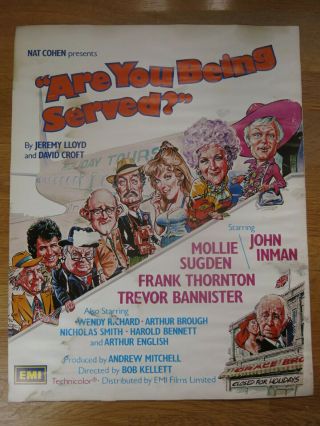 Are You Being Served? 1977 Film Campaign Book Millie Sugden John Inman
