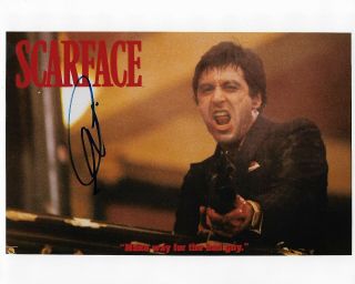Al Pacino " Scarface " Autographed 8 X 10 Signed Photo Todd Mueller