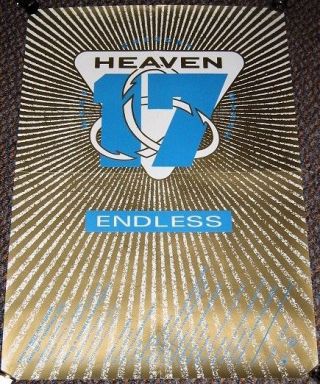 Heaven 17 Rare U.  K.  Record Company Promo Poster Human League 2001 Concert Poster