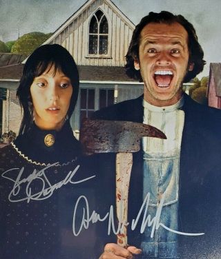 Jack Nicholson & Shelley Duvall Signed 8x10 Photo W/ Holo " The Shining "