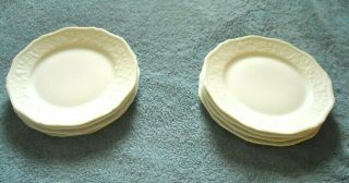 Vintage Hawthorn A.  Raynaud Ceralene Limoges White Lunch Salad Plates (8)