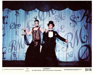 Cabaret 8x10 Lobby Card 1972 Joel Gray Liza Minnelli Dance On Stage
