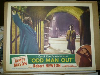 Odd Man Out,  Orig 1947 Lc 3 (james Mason In Uk Film Noir)