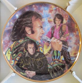 Mib 1997 Gartlan Neil Diamond Pop Musician Personally Autographed Plate 199