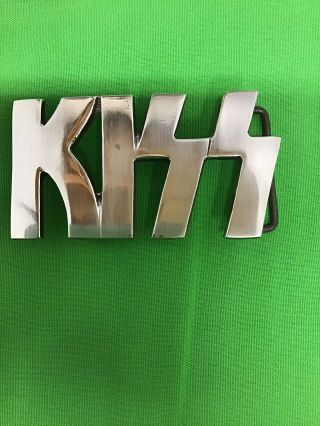 1970’s Rock And Roll Kiss Solid Brass Belt Buckle