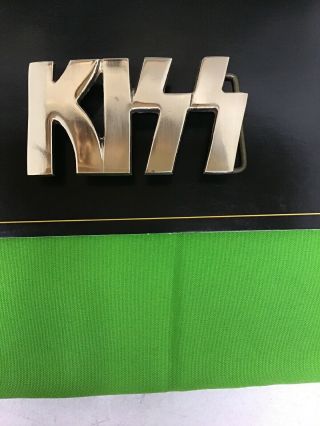 1970’S ROCK AND ROLL KISS SOLID BRASS BELT BUCKLE 5