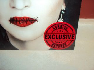 MADONNA MADAME X LP CLEAR VINYL RECORD SET SUNRISE EXCLUSIVE CANADIAN CANADA 2