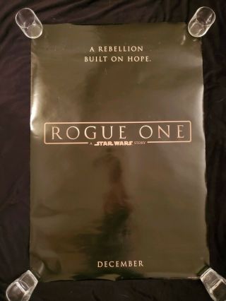 Star Wars: Rogue One (movie Poster) - 2 Sided Advance 27x40 Rolled