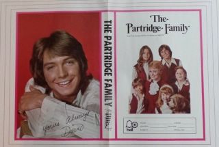 1971 The Partridge Family Book Cover David Cassidy Susan Dey Shirley Jones 4