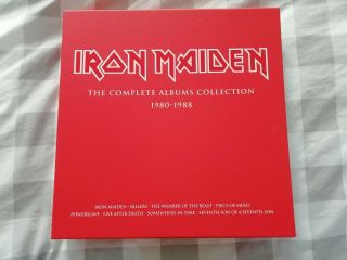 Iron Maiden Vinyl Boxset Empty Box Not Soundhouse Tour Shirt