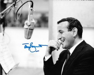 Tony Bennett Legendary Signed Autograph Old 8x10 Photo My Heart In Sf