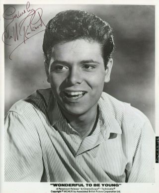 Cliff Richard Hand Signed Vintage 1960 