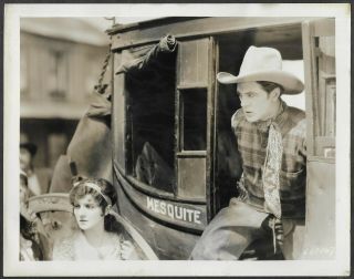 Western Gary Cooper 1927 Promo Photo Arizona Bound Betty Jewel
