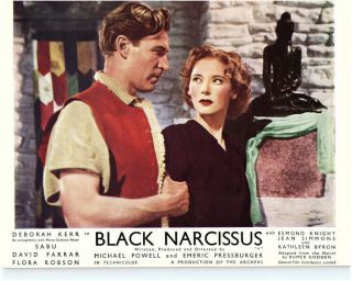 Black Narcissus 1947 British Lobby Card Kathleen Byron David Farrar