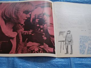 Sylvie Vartan 1965 JAPAN TOUR PROGRAM BOOK & TICKET STUB Very Rare 7