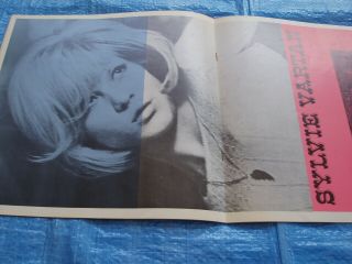 Sylvie Vartan 1965 JAPAN TOUR PROGRAM BOOK & TICKET STUB Very Rare 8
