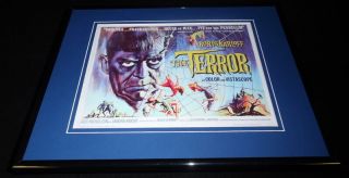 The Terror Framed 11x14 Poster Display Boris Karloff Jack Nicholson Roger Corman