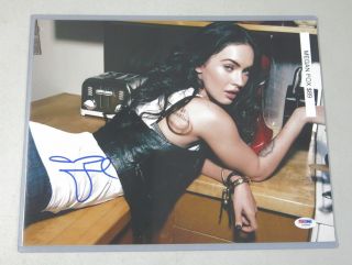 Megan Fox Signed 11x14 Photo Autographed Psa/dna Auto