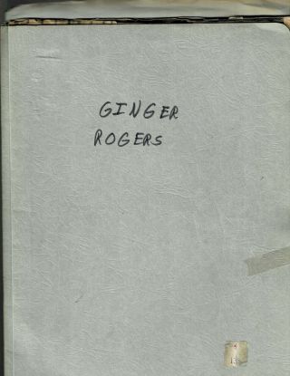 Scrapbook/folder - Ginger Rogers - Articles - Mag Photos Etc - Medium