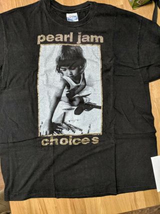 Vintage Band T Shirt Pearl Jam Xl Short Sleeve