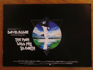 The Man Who Fell To Earth 1976 Film Publicity Campaign Book David Bowie