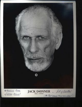 Jack Donner - 8x10 Headshot Photo W/ Resume - Stigmata
