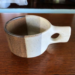 Jim McBride for Fabrik Stoneware Flat Cups Mugs Agate Pass Seattle - Set of 8 5