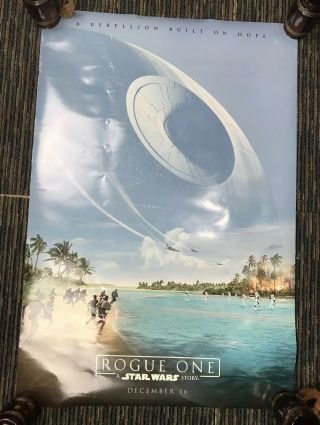 Rogue One A Star Wars Story 2016 Double Sided Movie Poster 27 " X40 "