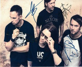 Alter Bridge Signed Walk The Sky Promo Photo Fortress Cd Lp Proof Creed