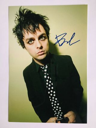 Billie Joe Armstrong / Green Day - Hand - Signed 12x8 Photo Autograph