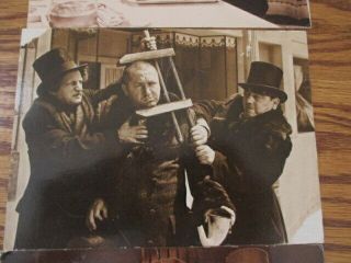 3 Vintage 1982 The Three Stooges Comedy Postcards Larry Mo Curly 3