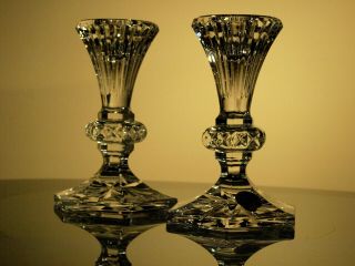 Waterford Crystal Chatham Candlestick Set Of 2 Made In Ireland
