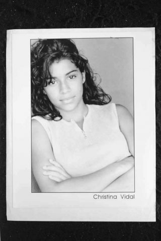 Christina Vidal - 8x10 Headshot Photo W/ Resume - The Commish