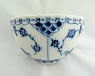Rare Royal Copenhagen Blue Fluted Half Lace Individual Rice Bowl 1142 - 4
