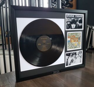 The Stone Roses Vinyl Album - Luxury Box Framed - Limited Edition - Ian Brown