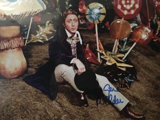 Gene Wilder Signed “willy Wonka” 8x10 Photo With