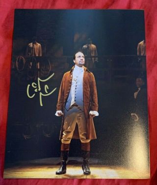 Lin - Manuel Miranda Hamilton Hot Signed Autograph Photo Rare Signature Broadway