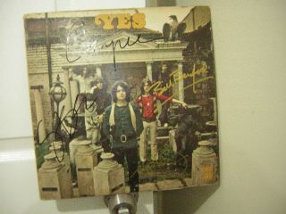 Yes Signed Lp Self Titled 5 Band Members